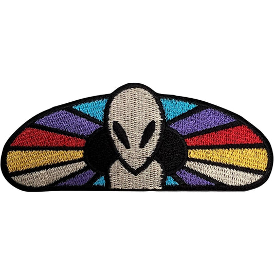 Alien Patch Flying Saucer Iron Sew On Jeans T Shirt NASA Space Embroidered Badge