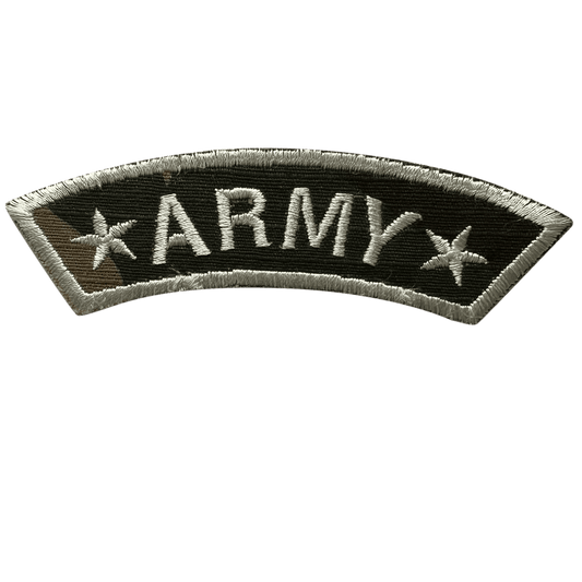 ARMY Patch Iron Sew On Clothes Bag Stars Camo Military Uniform Embroidered Badge