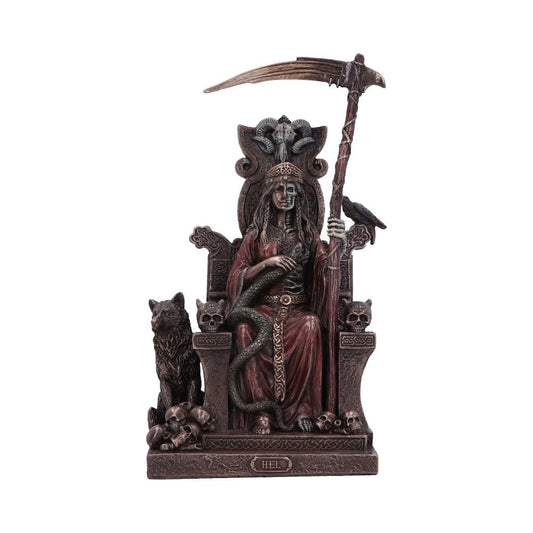 Bronze Hel The Two Faced Terror Figurine 23cm