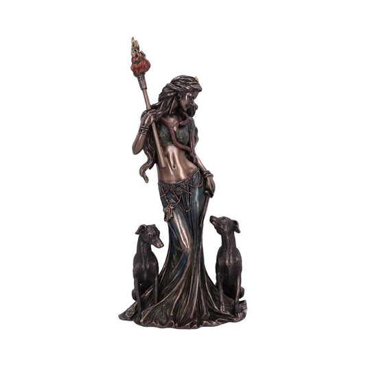 Bronze Mythological Hecate Moon Goddess Figurine 34cm