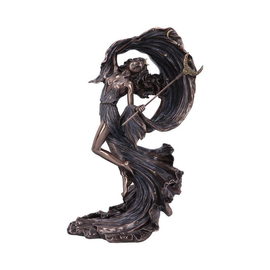 Bronze Nyx Greek Goddess of the Night Starry Sky Figurine
