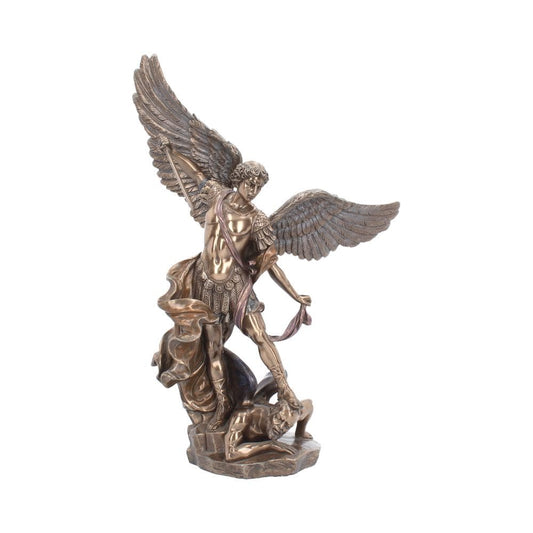 Bronzed Archangel Michael The Religious Warrior 37cm