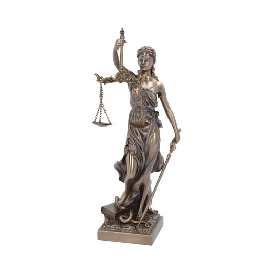 Bronzed La Justicia The Goddess Of Divine Justice 33cm
