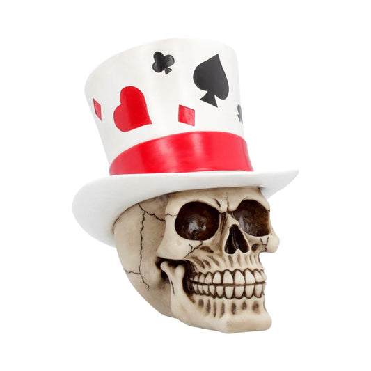 Casino Jack Lucky Top Hat Skull 20cm