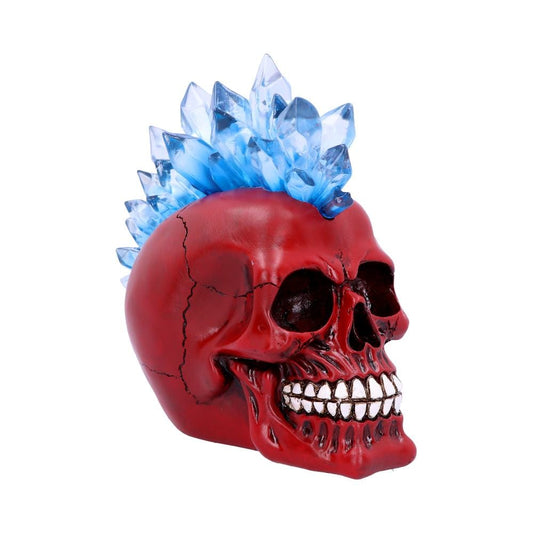 Crystal Hawk Light Up Skull Ornament