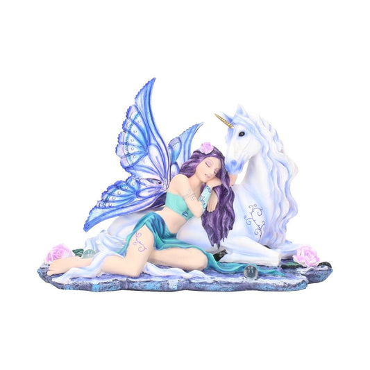 Fantasy Belle and Unicorn Companion Figurine