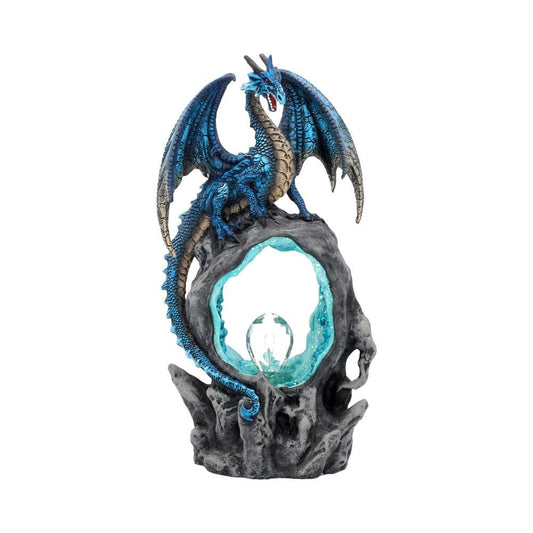 Frostwing's Gateway Figurine Blue Dragon Crystal Light Up Ornament