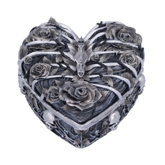 Gothic Caged Heart Box 10.5cm
