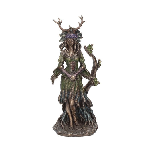 Lady of the Forest Figurine Bronze Celtic Pagan Goddess Flidais Ornament