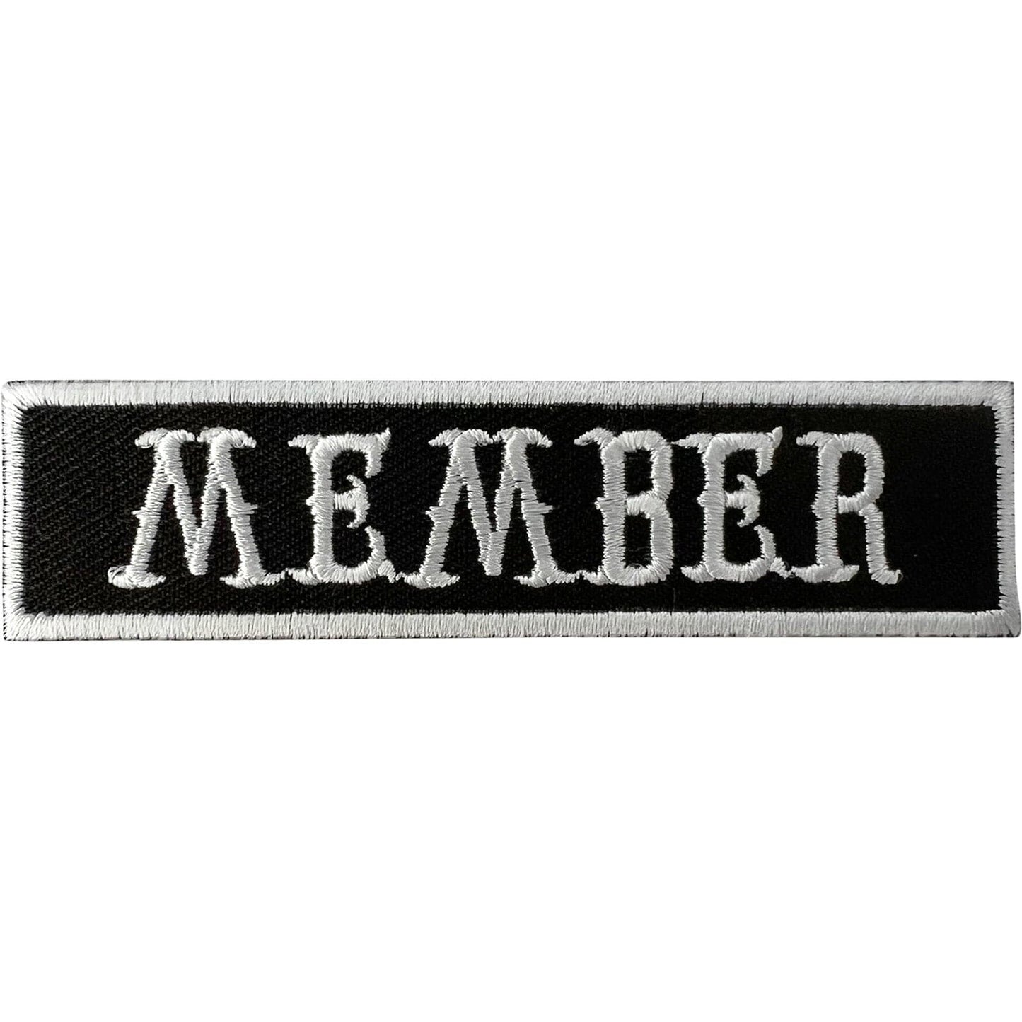MEMBER Patch Iron Sew On Biker Motorcycle Motorbike Jacket Vest Coat Bag Badge