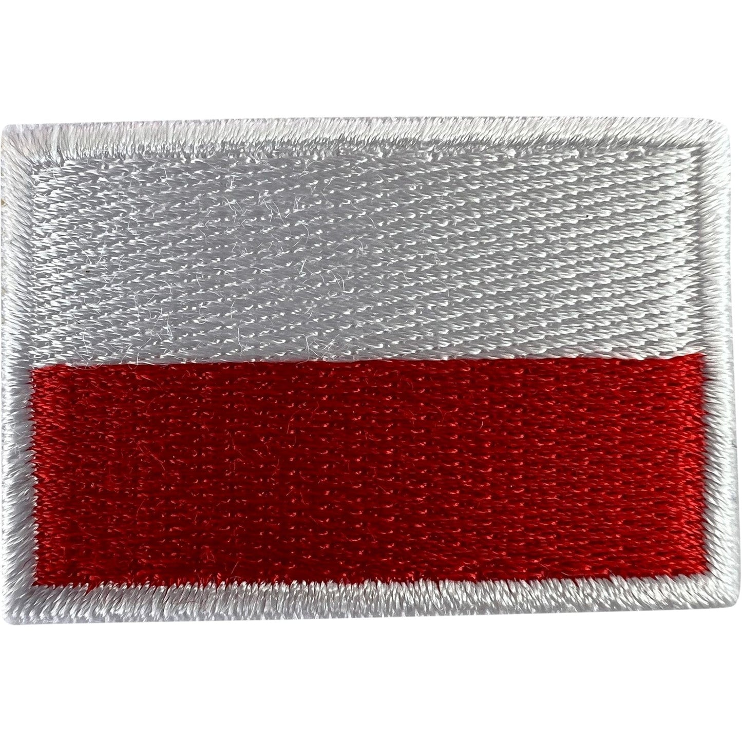 Mini Poland Flag Patch Iron Sew On Clothes Bag Hat Small Polish Embroidery Badge