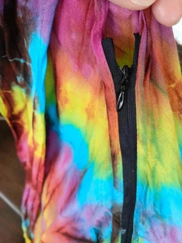 Rainbow Tie Dye Bag Shoulder Messenger Cross Body Travel Beach Holiday Handbag