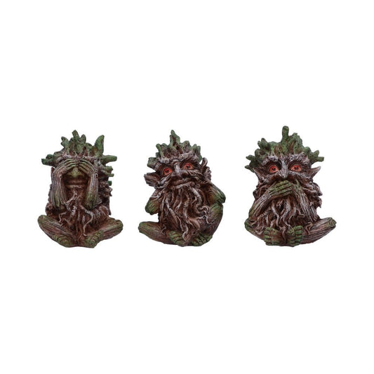 Three Wise Ents Tree Spirit Figurines 10cm