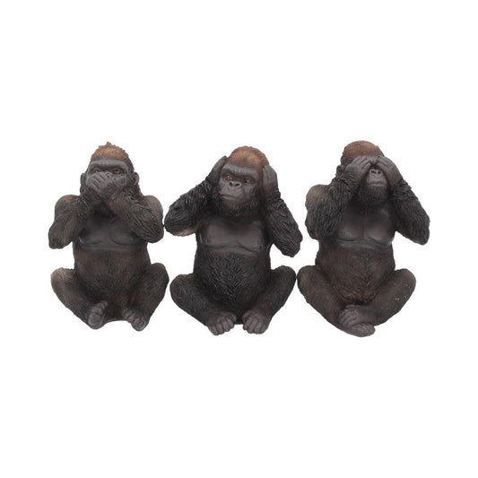 Three Wise Gorillas Figurine Gorilla Ornaments