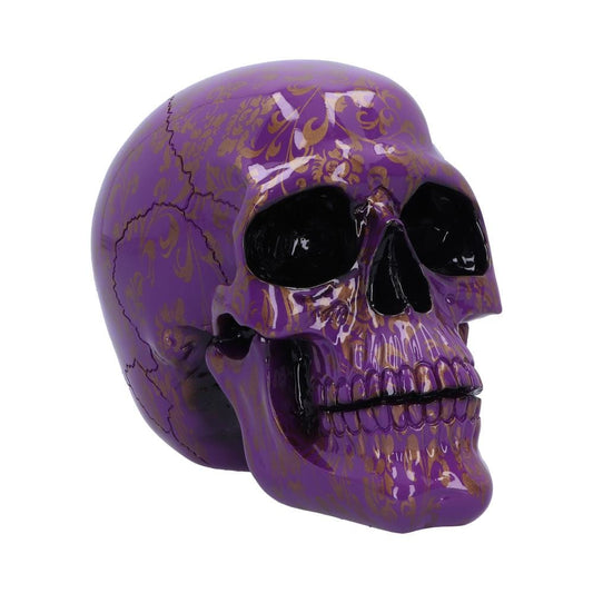 Violet Elegance Skull 18.5cm