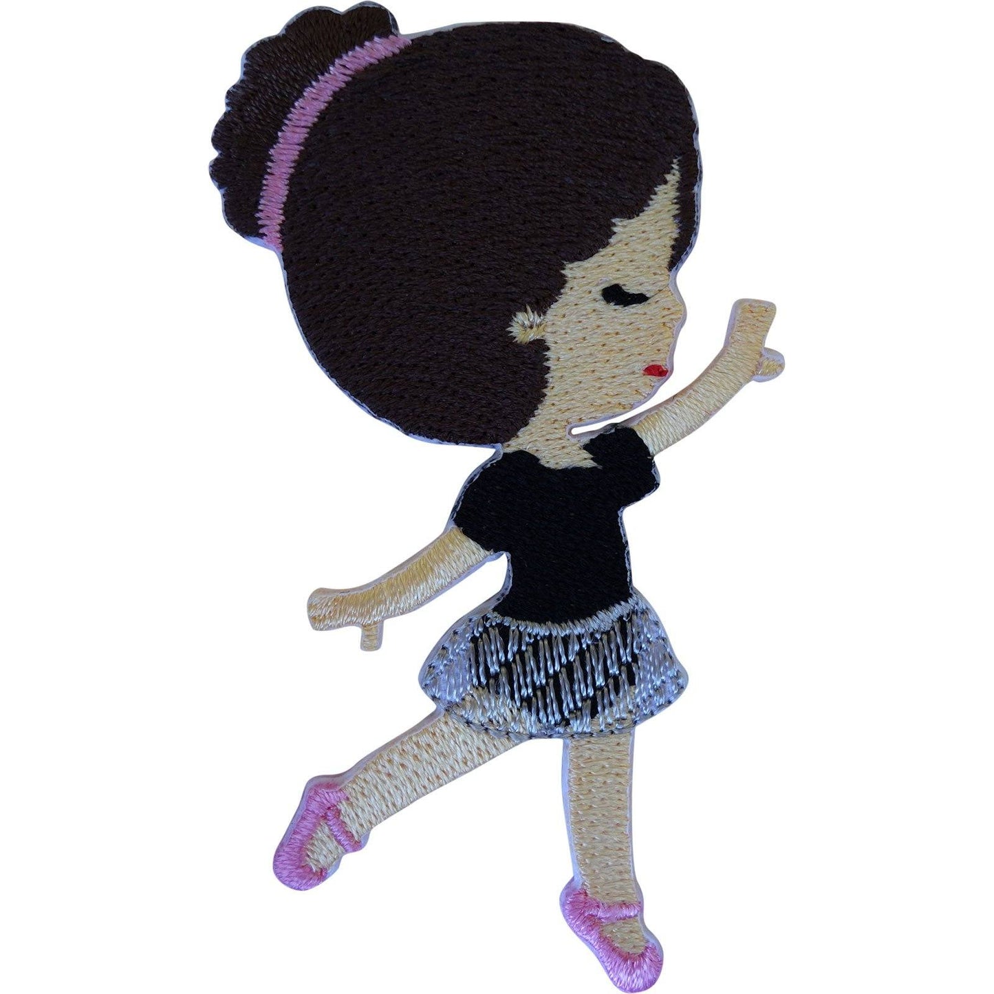 Ballerina Dance Patch Iron Sew On Clothes Embroidery Applique Embroidered Badge