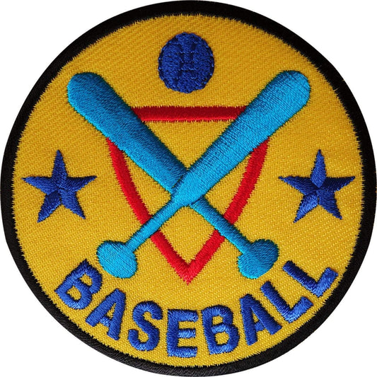 Baseball Patch Embroidered Badge Sports Embroidery Applique Iron Sew On Clothes