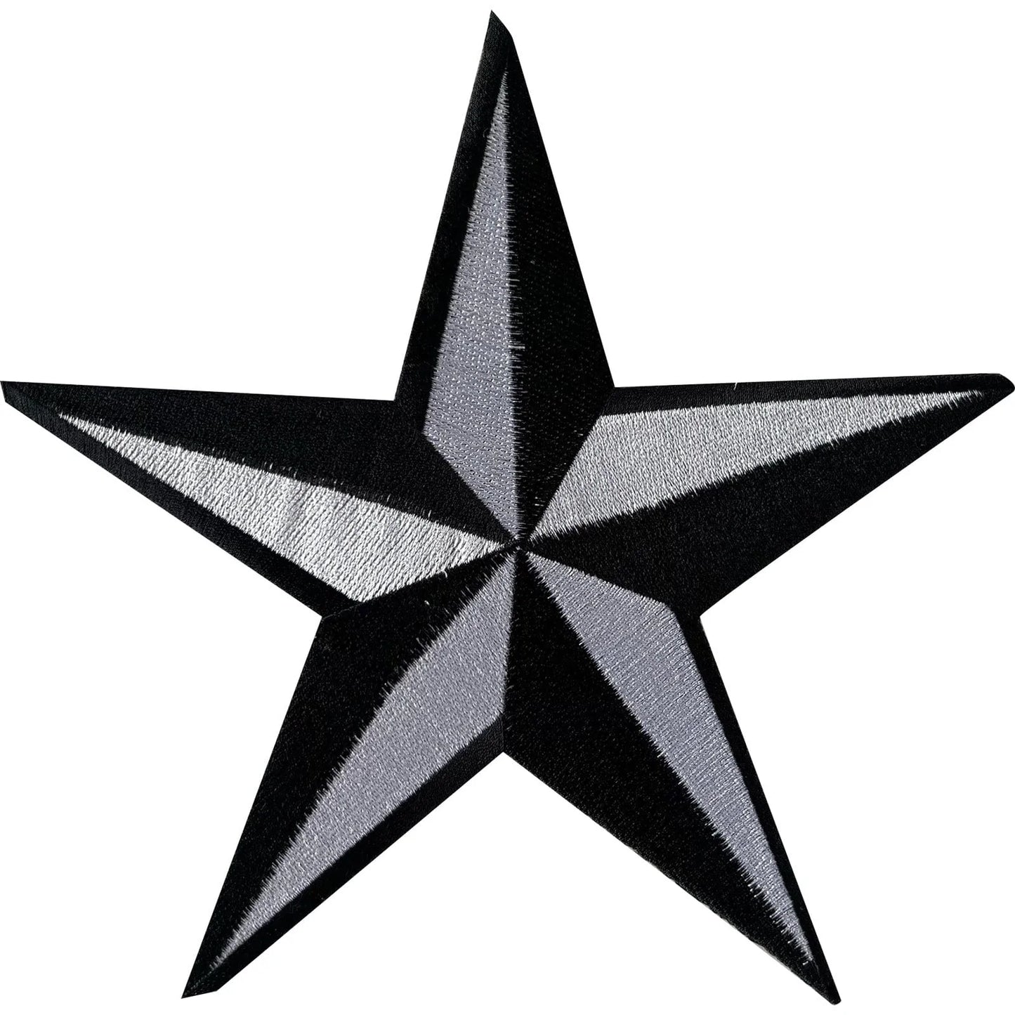 Big Large Iron Sew On Star Embroidered Patch T Shirt Jacket Bag Embroidery Badge