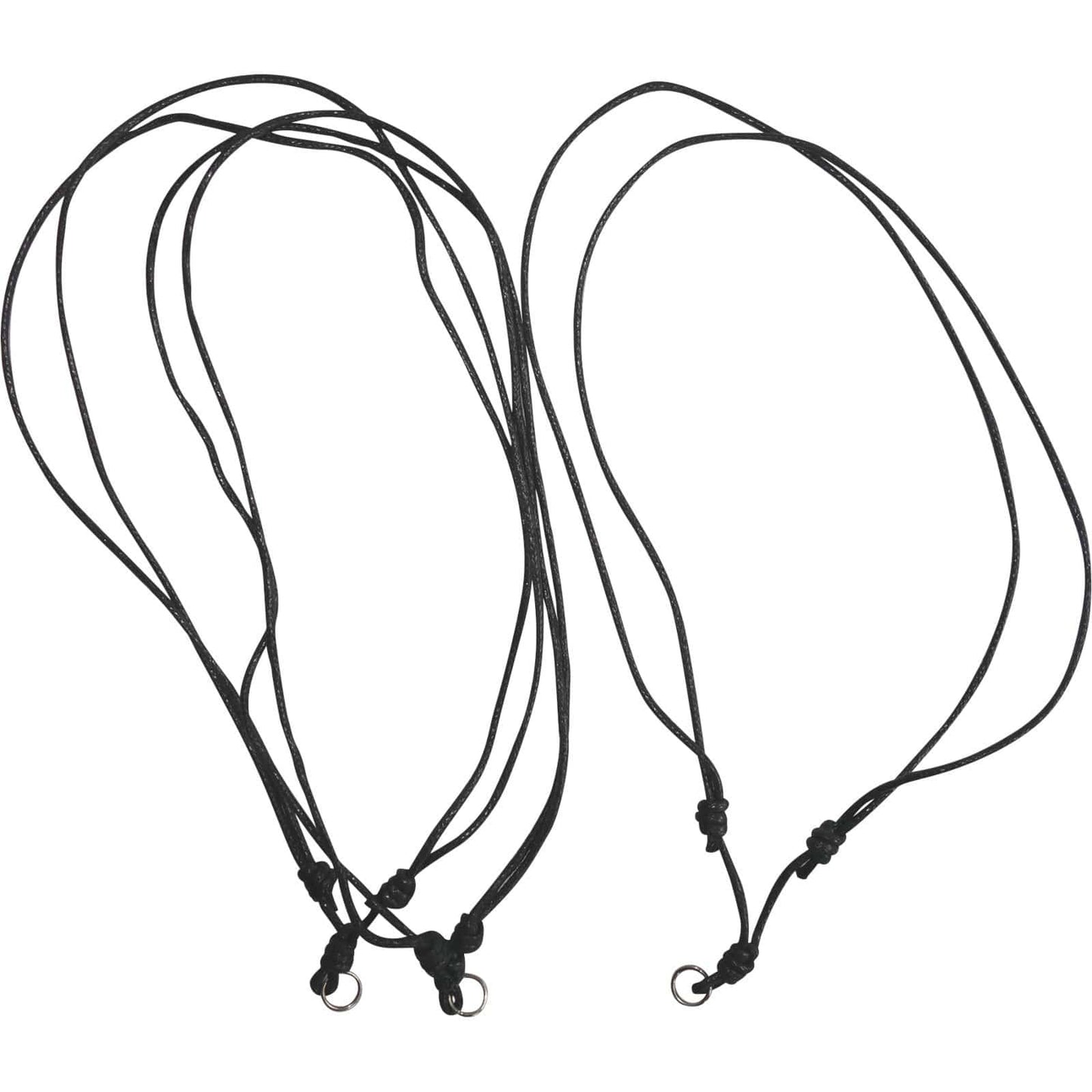 3 Black Hemp Cord Pendant Necklace Chains Chokers String Knot Ropes Bulk Wholesale
