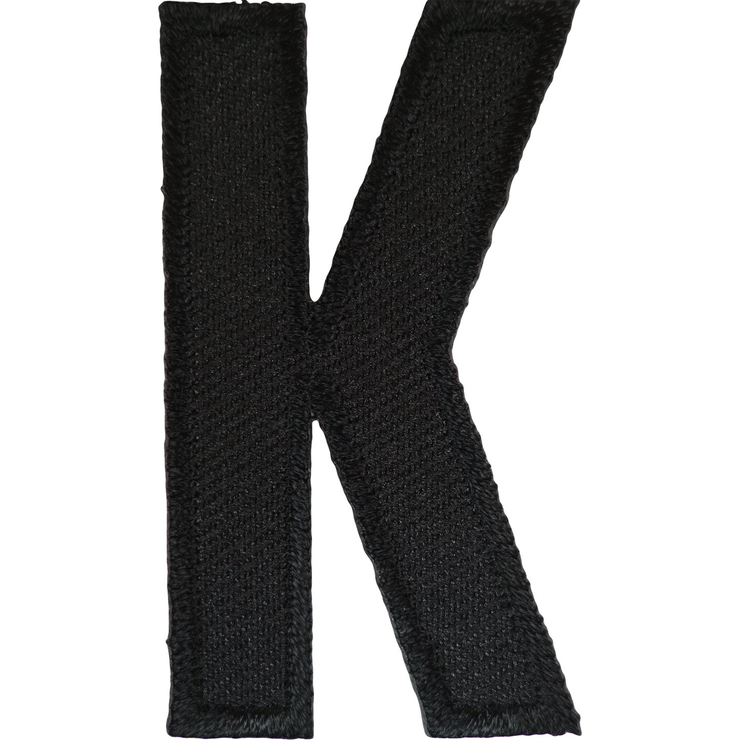 Letter K Black Letter Number Iron Sew On Patches Badges Name Letters Numbers Badge Patch