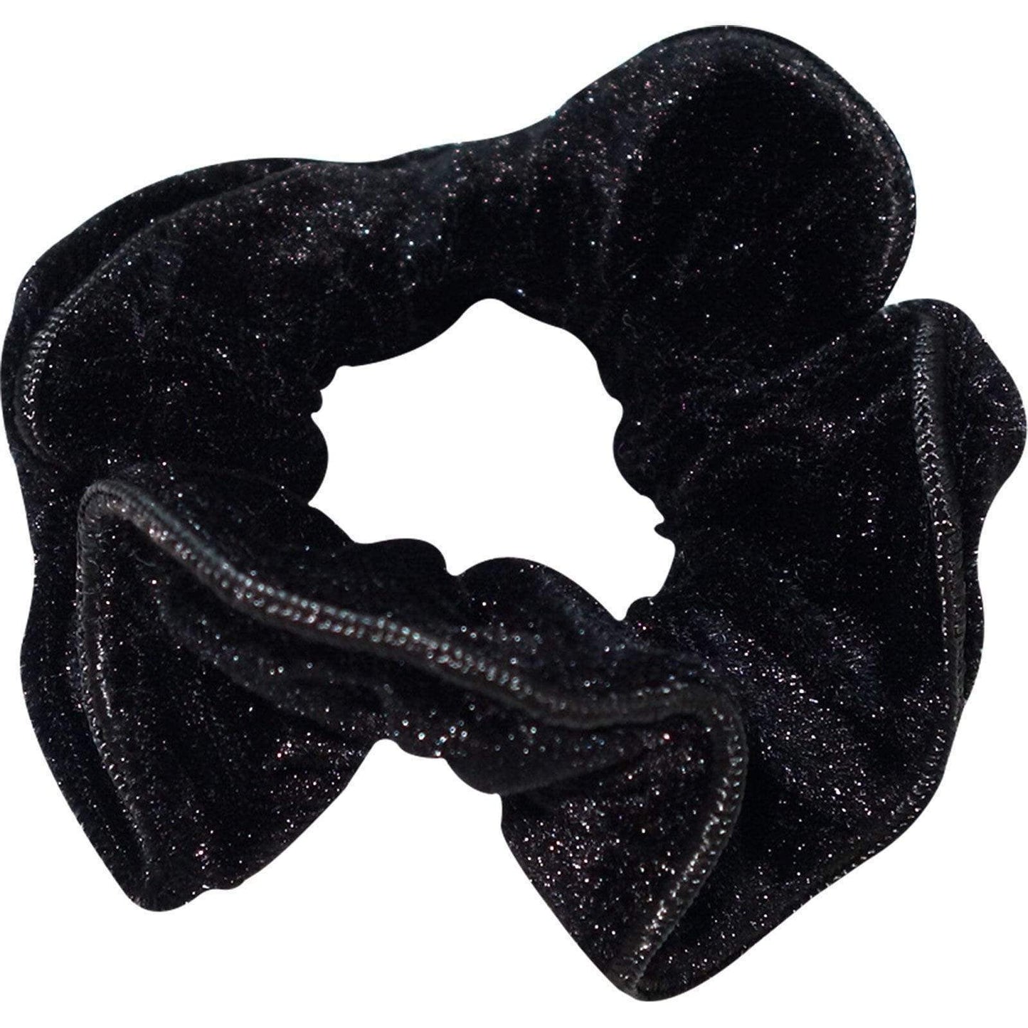 Black Velvet Hair Scrunchie Elastic Bobble Scrunchy Girls Womens Kid Accessories