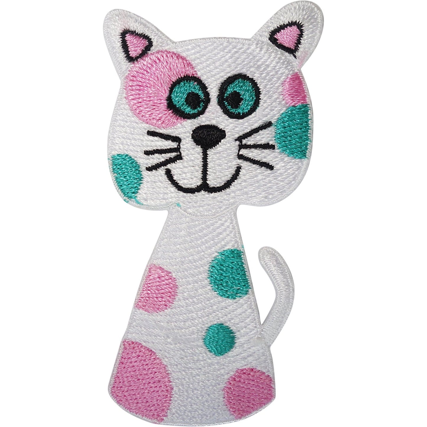 Cat Patch Iron Sew On Clothing Bag Animal Embroidered Badge Embroidery Applique