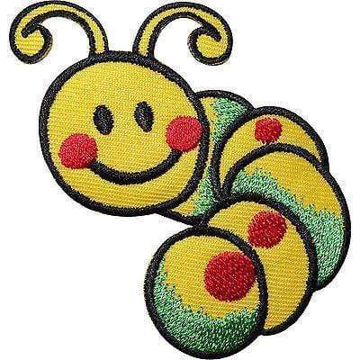 Caterpillar Embroidered Iron / Sew On Patch Clothes Shirt Bag Jeans Jacket Badge