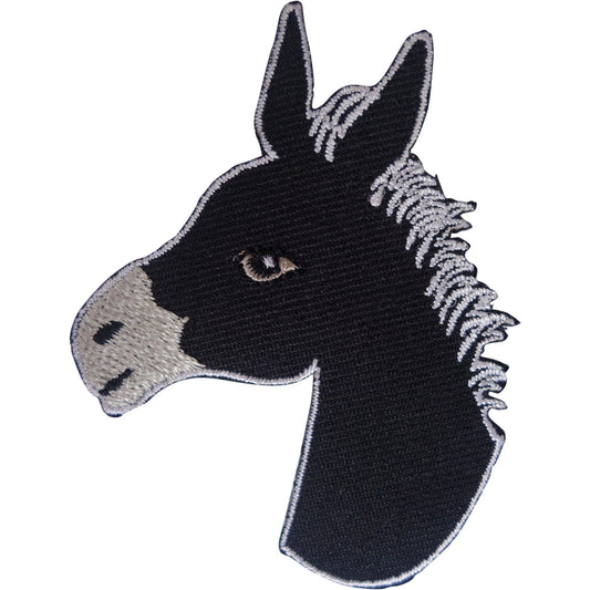 Donkey Patch Iron Sew On Clothes Bag Animal Embroidered Badge Crafts Embroidery