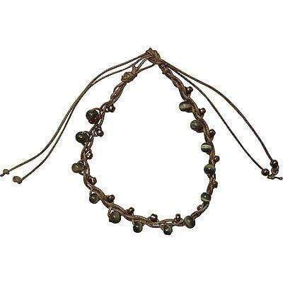 Green Ankle Bracelet Foot Anklet Chain Mens Womens Girls Boys Kids Feet Jewelry