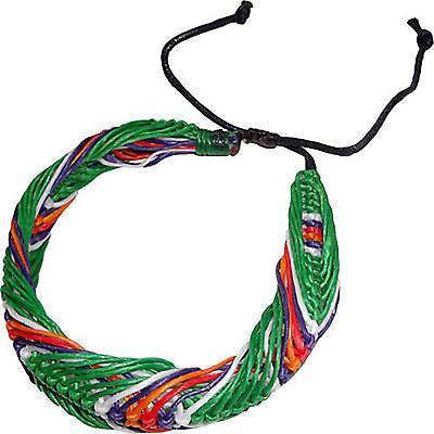 Green Multicoloured Bracelet Wristband Bangle Mens Womens Boys Girls Jewellery