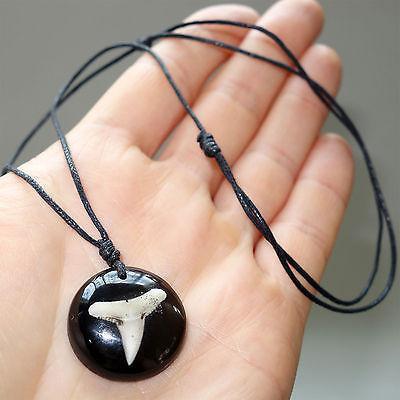 Shark Tooth Pendant Chain Surfer Necklace Choker Ladies Womens Girls Jewellery Shark Tooth Pendant Chain Surfer Necklace Choker Ladies Womens Girls Jewellery