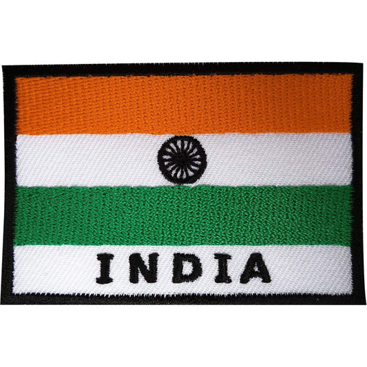 India Flag Patch Embroidered Iron Sew On Cloth Indian Badge Embroidery Applique