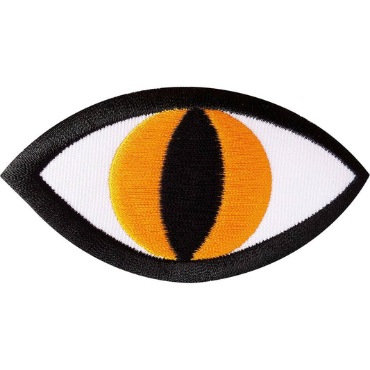 Monster Eye Embroidered Iron On Badge / Sew On Patch for Jeans Biker Jacket Bag