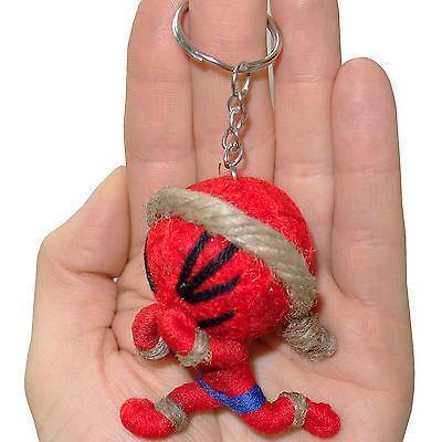 Muay Thai Boxing String Voodoo Doll Boxer Keyring Keychain Hand Bag Charm Toy