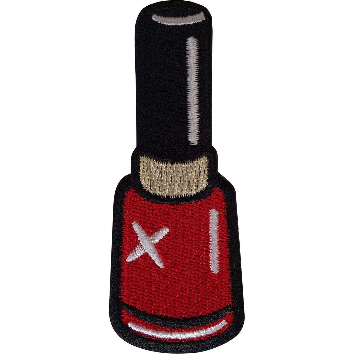 Nail Polish Patch Iron Sew On Clothes Makeup Embroidered Badge Make Up Applique