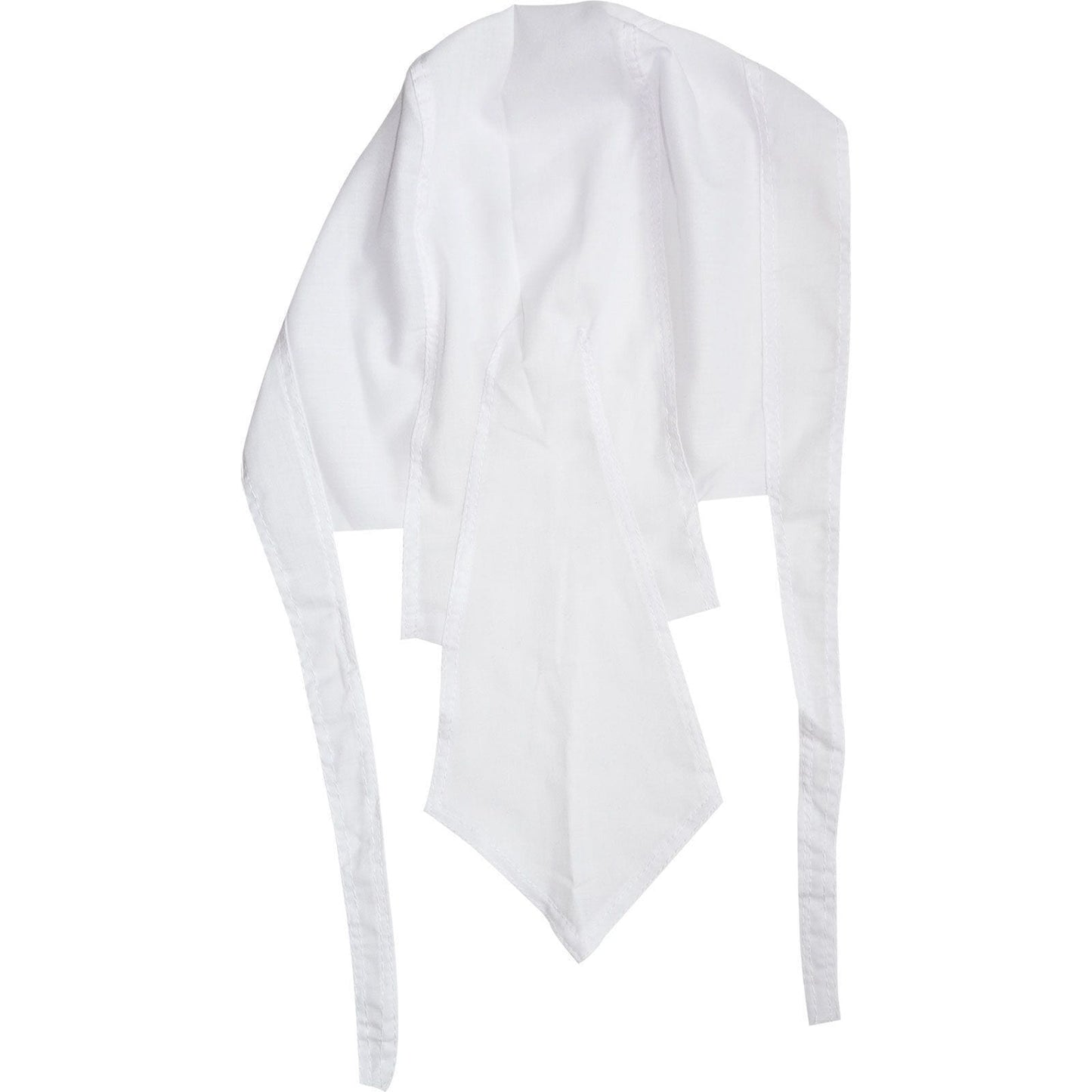 Plain White Bandana Biker Durag Pirate Fancy Dress Cycling Catering Chef Hat Cap