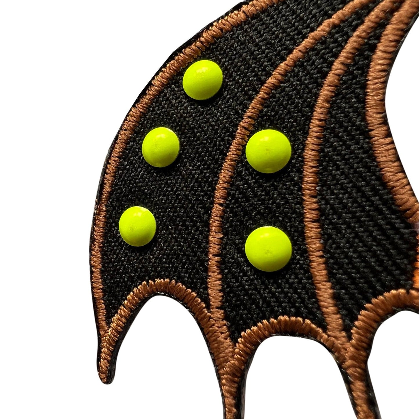 Skull Bat Wings Patch Iron Sew On Shirt Dress Denim Skirt Bag Embroidered Badge