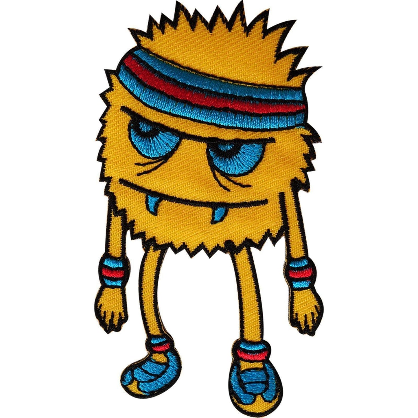 Sports Monster Patch Embroidered Badge Crafts Applique Iron Sew On Clothes Bag