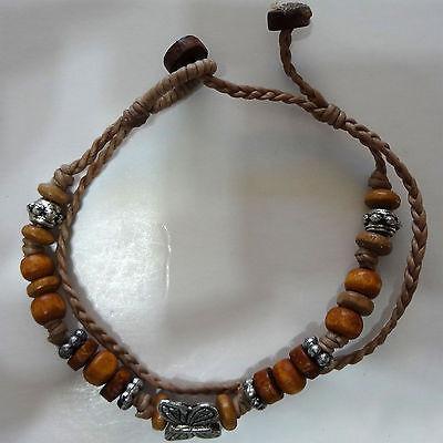 Surfer Silver Butterfly Bracelet Wristband Bangle Womens Ladies Girls Jewellery