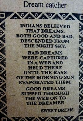 White Handmade Native American Indian Dreamcatcher Feathers Suede Leather Medium White Handmade Native American Indian Dreamcatcher Feathers Suede Leather Medium