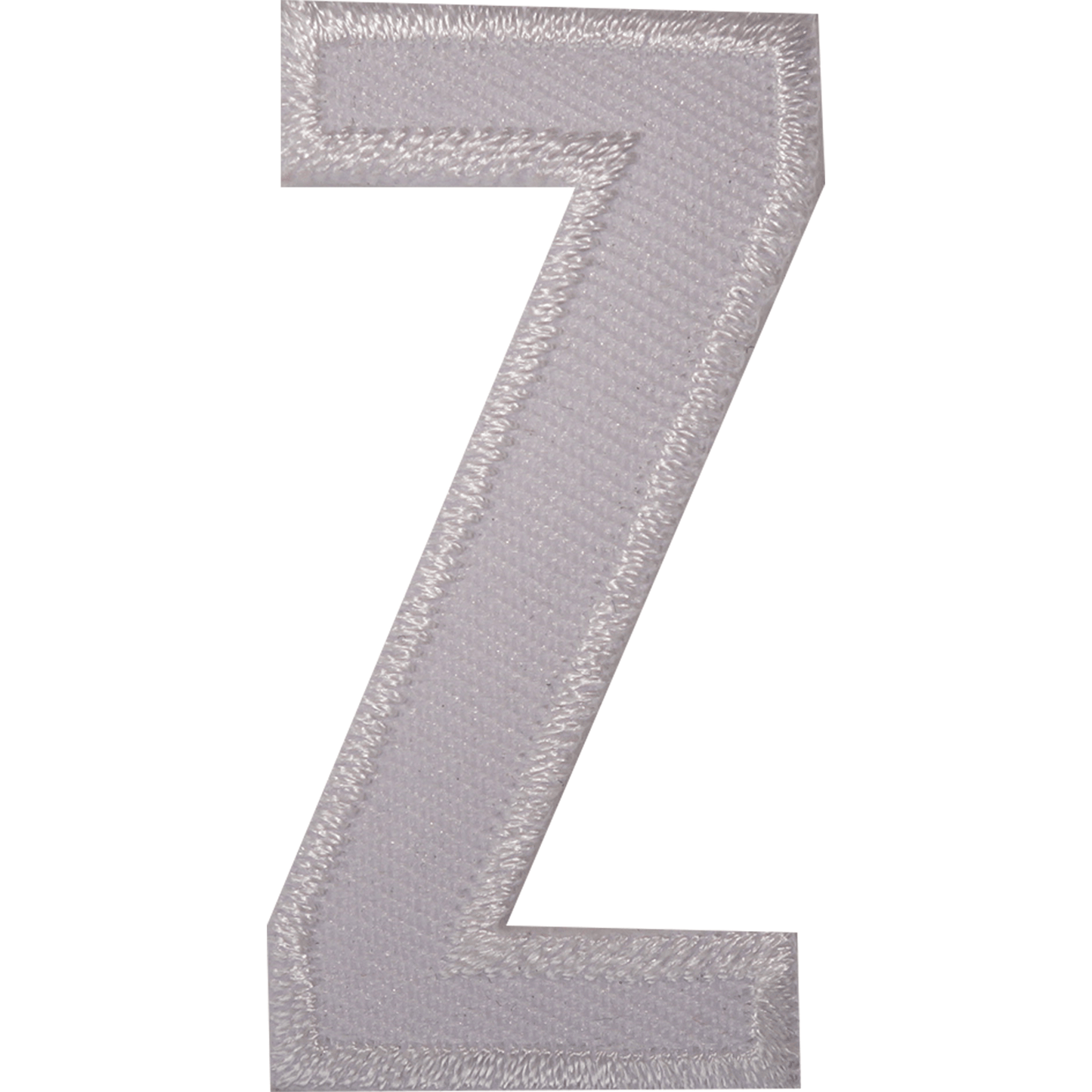 Letter Z White Letter Number Iron Sew On Patches Badges Name Letters Numbers Badge Patch
