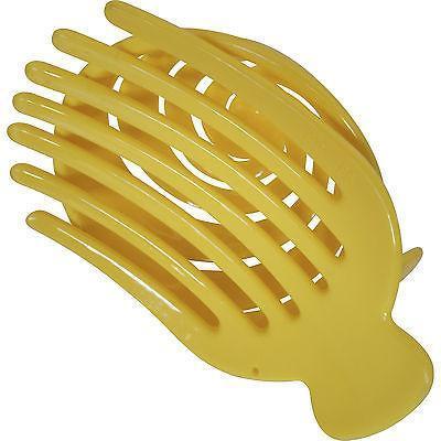 Yellow Hair Bun Claw Clip Comb Clamp Grip Clasp Girls Ladies Womens Accessories Yellow Hair Bun Claw Clip Comb Clamp Grip Clasp Girls Ladies Womens Accessories