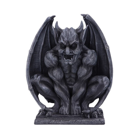 Adalward Dark Black Grotesque Gargoyle Figurine