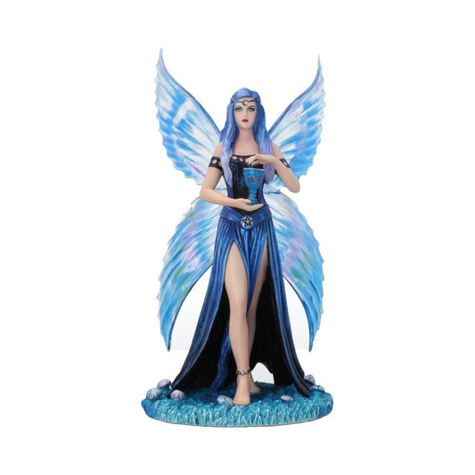 Anne Stokes Enchantment Blue Fairy with Goblet Figurine