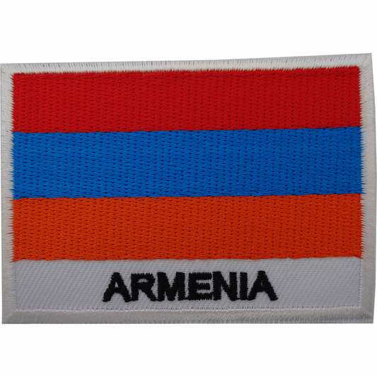 Armenia Flag Patch Iron Sew On Jacket Bag Armenian Embroidered Embroidery Badge