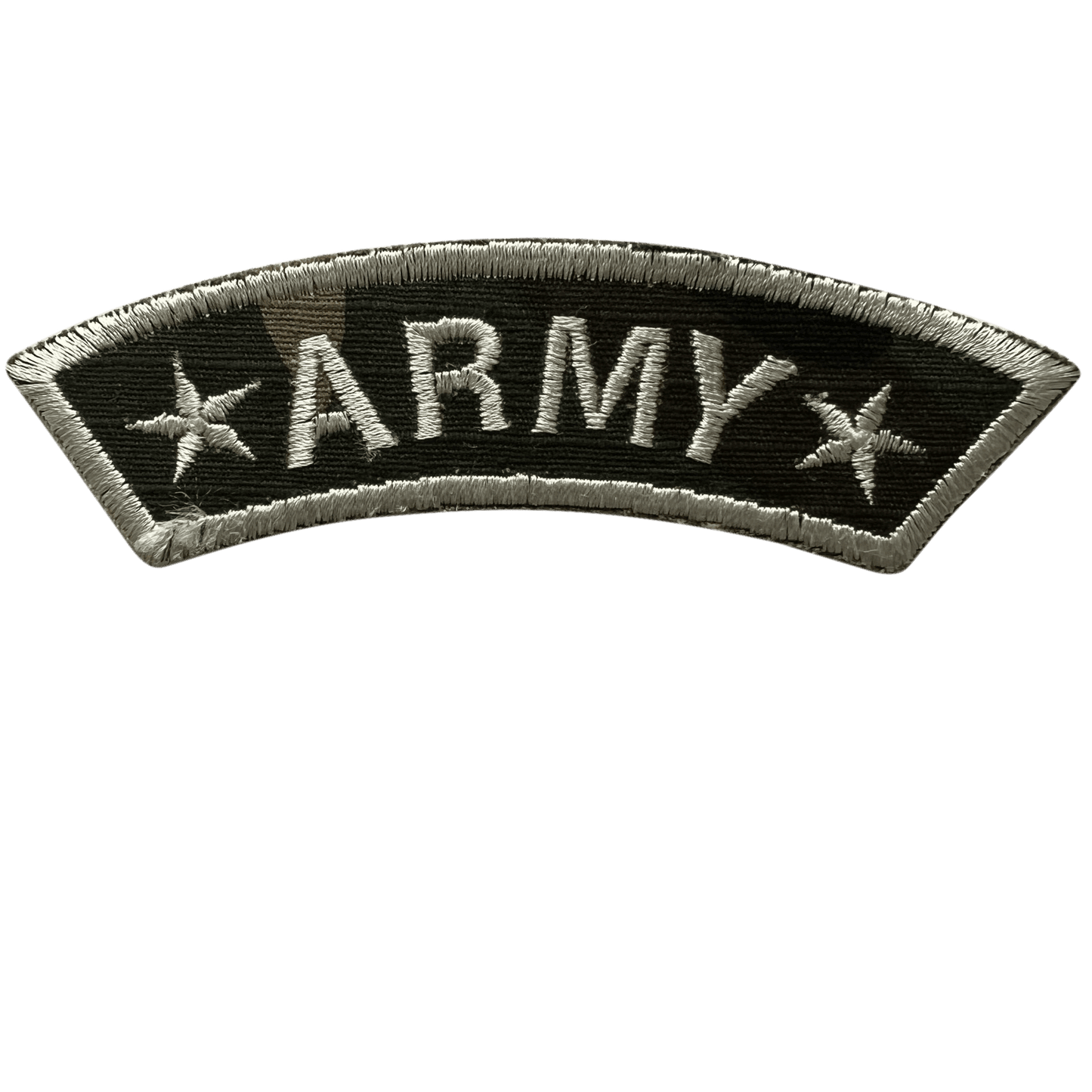 ARMY Patch Iron Sew On Stars Camo Military Uniform Fancy Dress Embroidered Badge