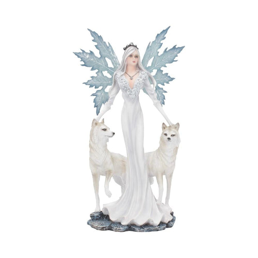 Aura Figurine Winter Fairy Wolf Ornament