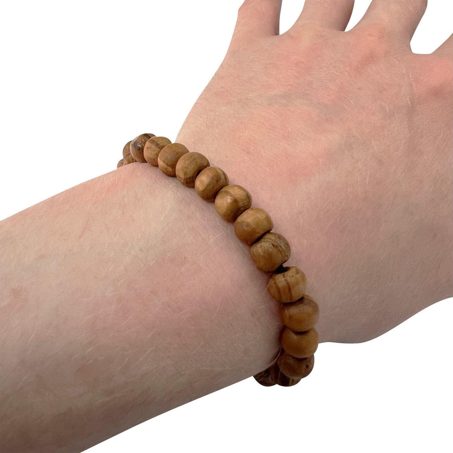 Beaded Wood Bracelet Wristband Mens Womens Girls Boys Wooden Handmade Jewellery