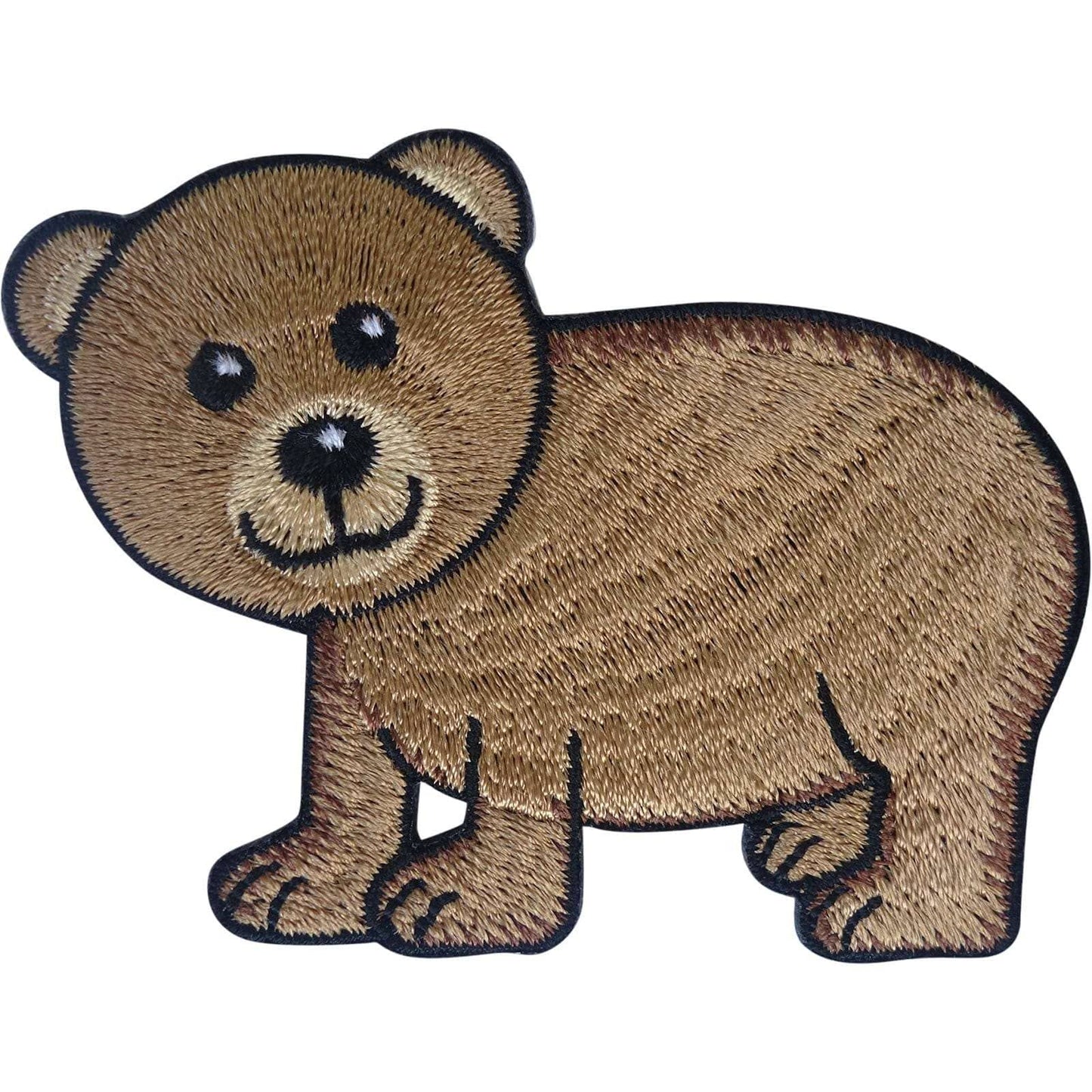 Bear Patch Iron Sew On Clothes T Shirt Jacket Denim Embroidered Badge Applique
