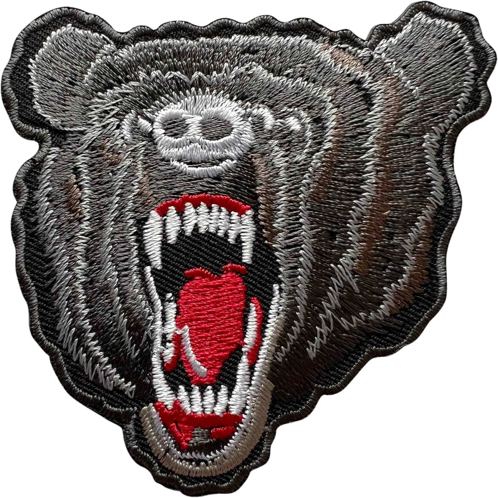 Bear Patch Iron Sew On Fabric Animal Embroidered Badge Embroidery Applique Motif